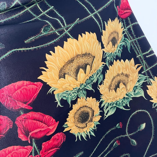 FABRIC FRONTLINE - FABRIC FRONTLINE Silk Scarf - AVVIIVVA.COM