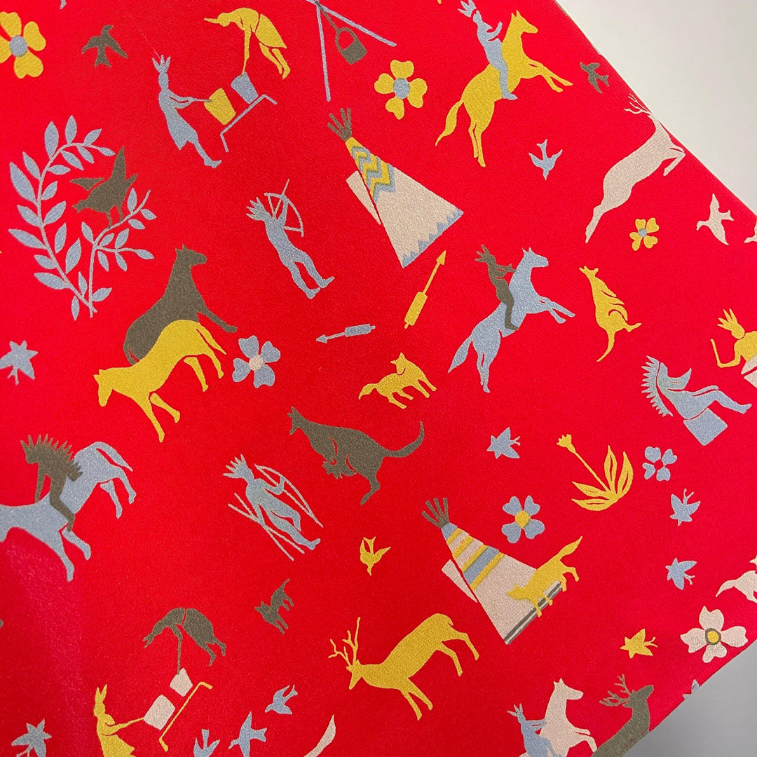 FABRIC FRONTLINE - FABRIC FRONTLINE Silk Scarf - AVVIIVVA.COM