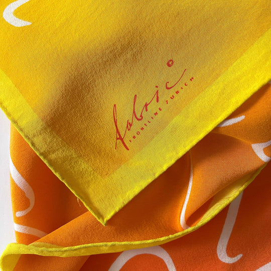 FABRIC FRONTLINE - FABRIC FRONTLINE Silk Scarf - AVVIIVVA.COM