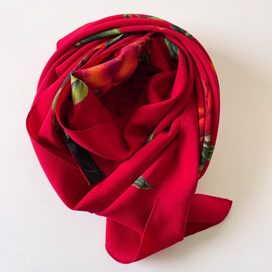 FABRIC FRONTLINE - FABRIC FRONTLINE Silk Scarf - AVVIIVVA.COM