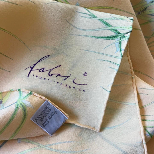 FABRIC FRONTLINE - FABRIC FRONTLINE Silk Scarf - AVVIIVVA.COM