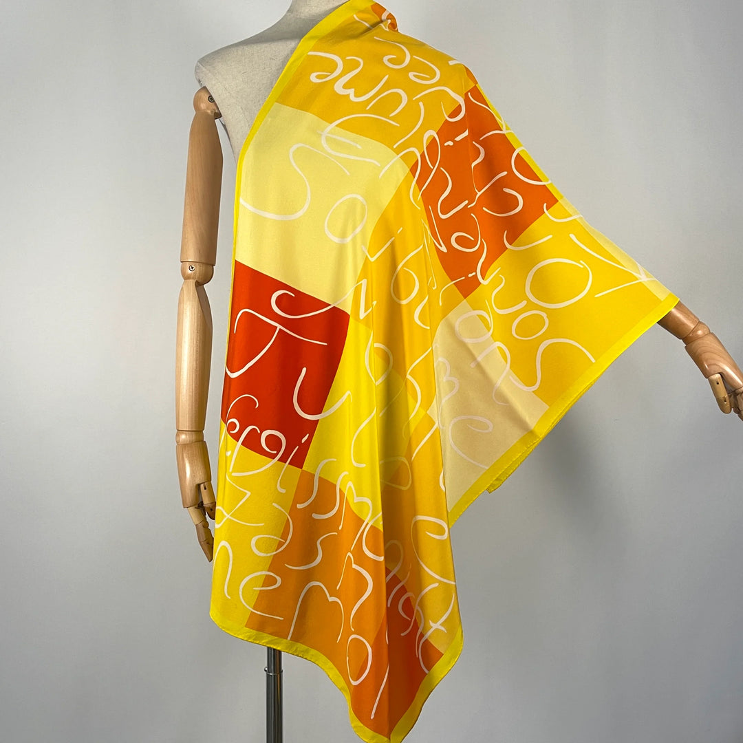 FABRIC FRONTLINE - FABRIC FRONTLINE Silk Scarf - AVVIIVVA.COM