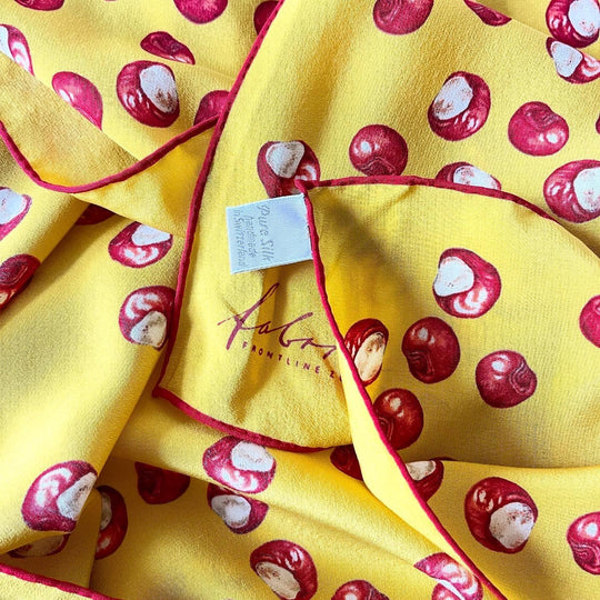 FABRIC FRONTLINE - FABRIC FRONTLINE Silk Scarf - AVVIIVVA.COM