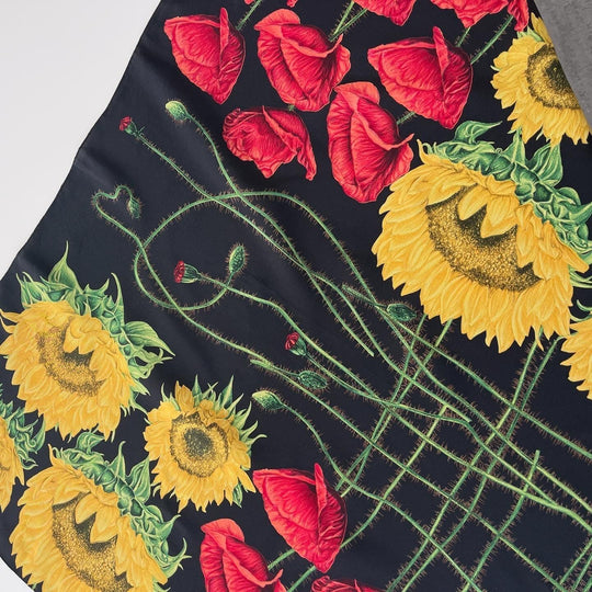 FABRIC FRONTLINE - FABRIC FRONTLINE Silk Scarf - AVVIIVVA.COM