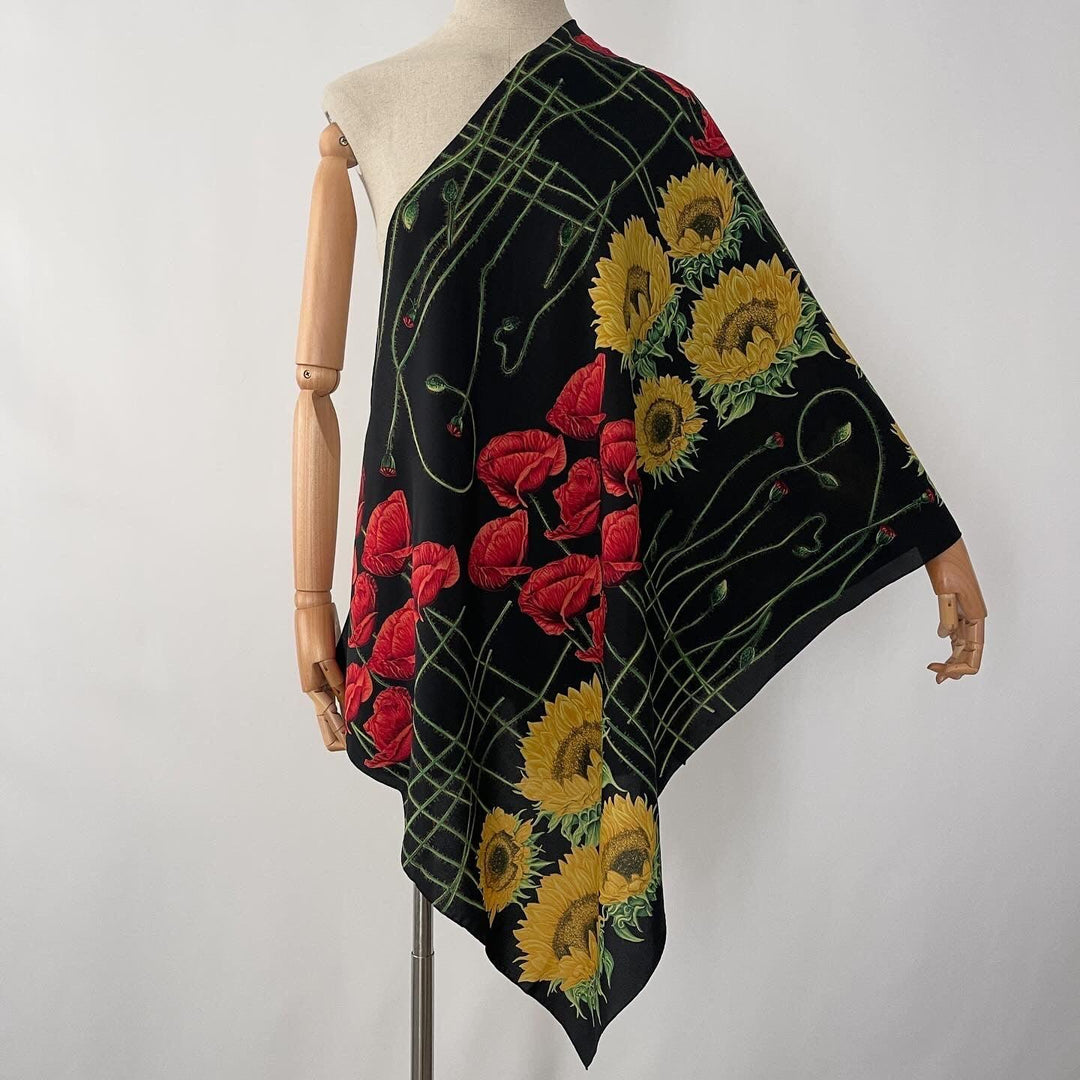 FABRIC FRONTLINE - FABRIC FRONTLINE Silk Scarf - AVVIIVVA.COM