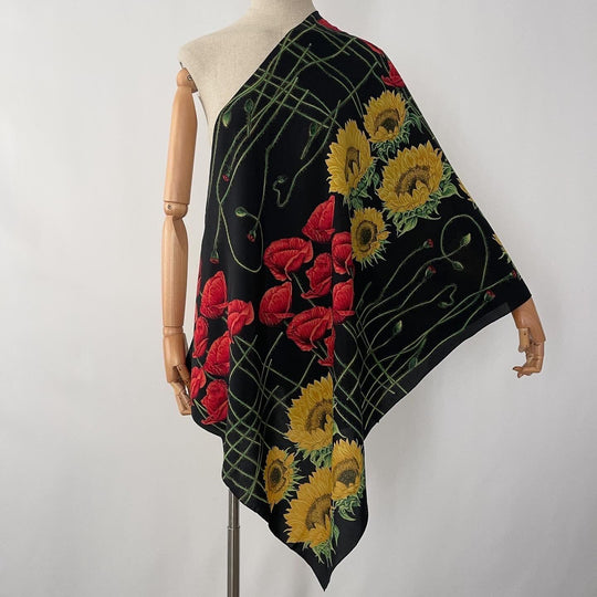 FABRIC FRONTLINE - FABRIC FRONTLINE Silk Scarf - AVVIIVVA.COM