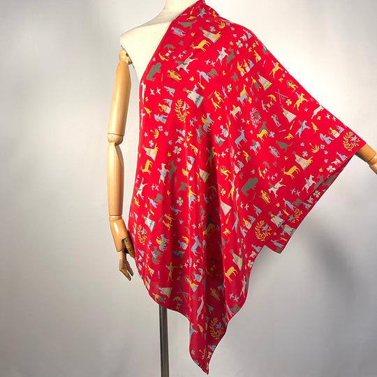 FABRIC FRONTLINE - FABRIC FRONTLINE Silk Scarf - AVVIIVVA.COM