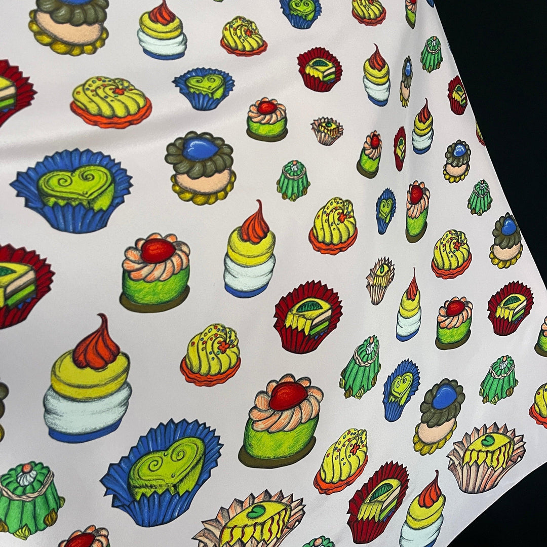 FABRIC FRONTLINE - FABRIC FRONTLINE Silk Scarf - AVVIIVVA.COM