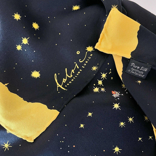 FABRIC FRONTLINE - FABRIC FRONTLINE Silk Scarf "Zurich by Night" - AVVIIVVA.COM