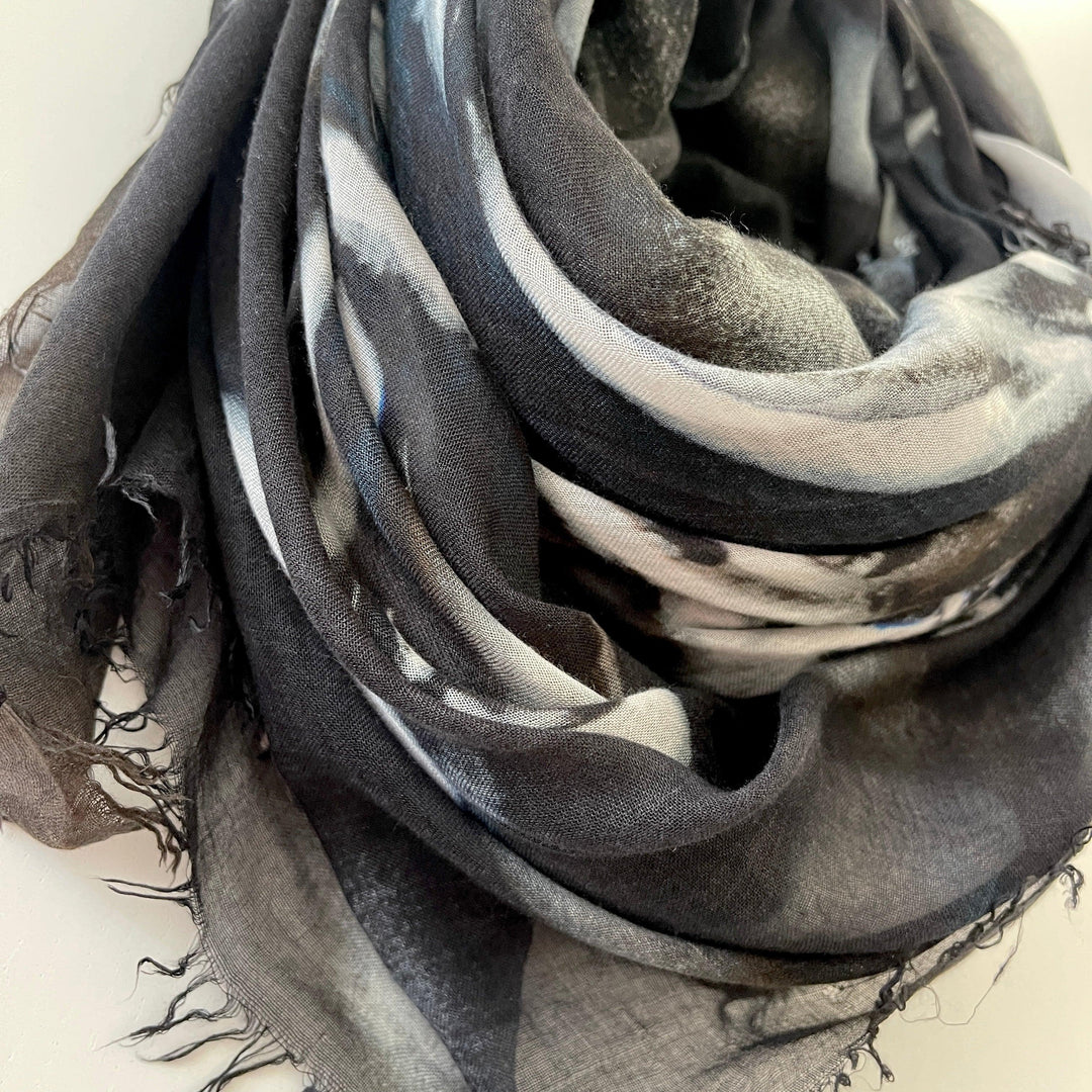 FRANCO FERRARI - FRANCO FERRARI Limited edition by GIANNI RIZZOTTI Scarf - AVVIIVVA.COM