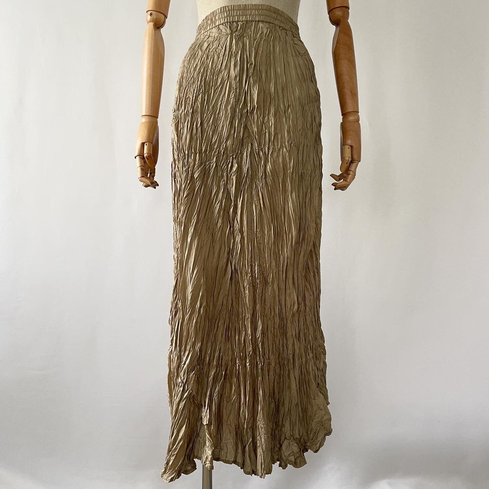 GOLDEN EAGLE - GOLDEN EAGLE Vintage Silk Skirt - AVVIIVVA.COM