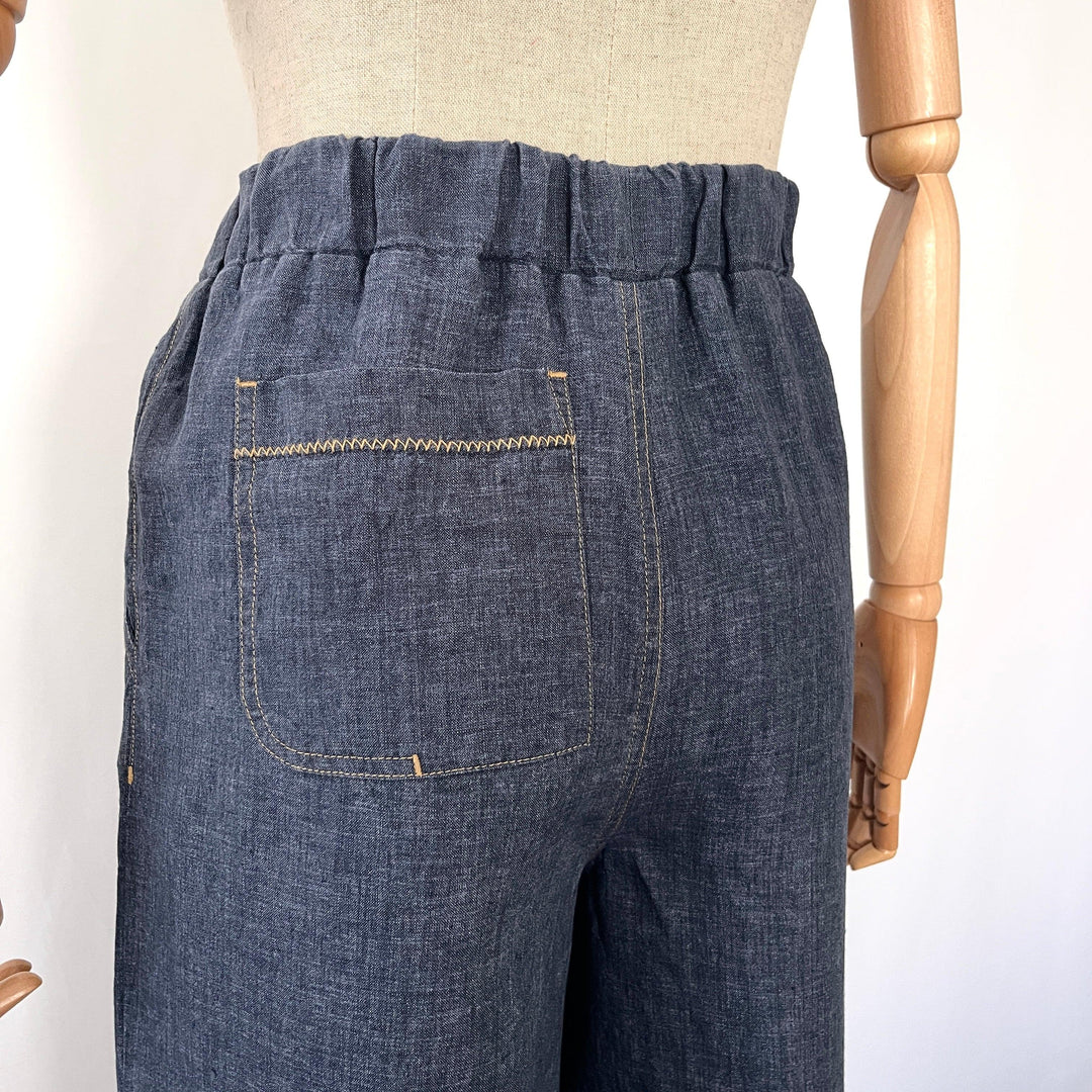 GRAN SASSO - GRAN SASSO Linen Pants - AVVIIVVA.COM