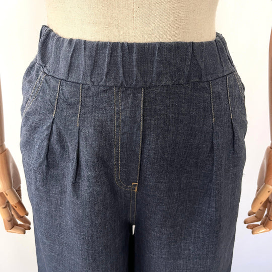 GRAN SASSO - GRAN SASSO Linen Pants - AVVIIVVA.COM
