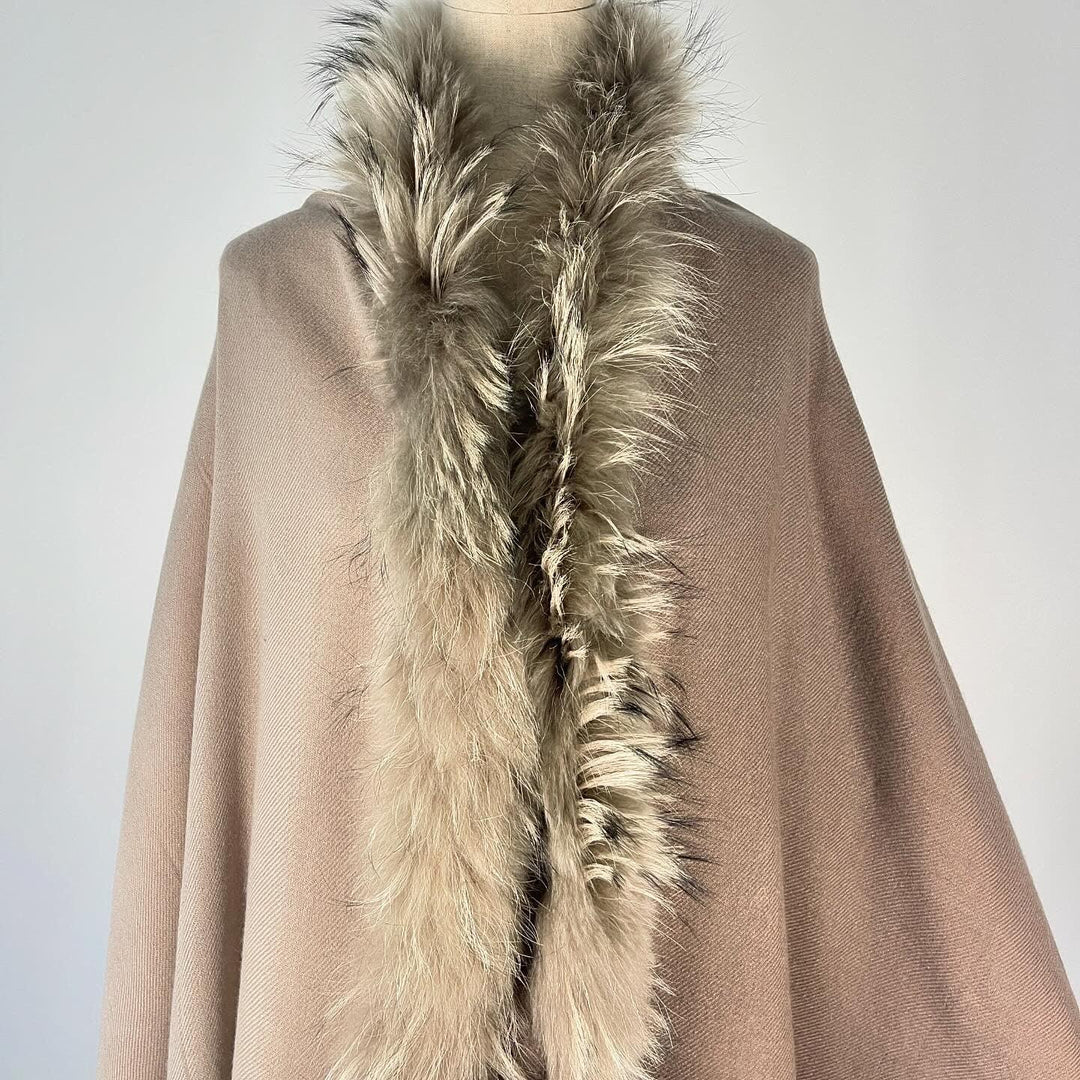 HEMISPHERE - HEMISPHERE Cashmere Fur Scarf - AVVIIVVA.COM