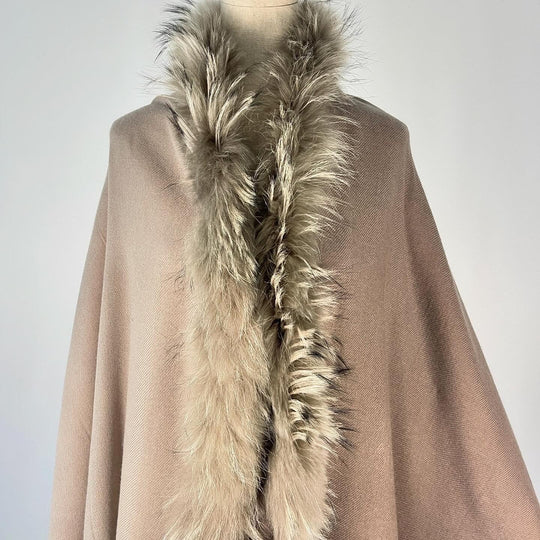 HEMISPHERE - HEMISPHERE Cashmere Fur Scarf - AVVIIVVA.COM