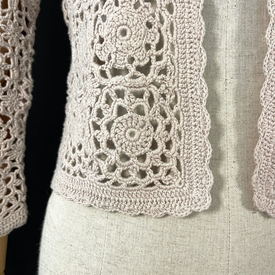 HEMISPHERE - HEMISPHERE Crochet Cardigan - AVVIIVVA.COM