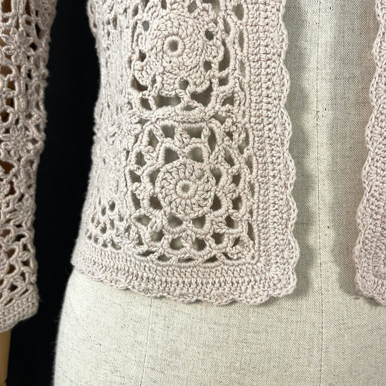 HEMISPHERE - HEMISPHERE Crochet Cardigan - AVVIIVVA.COM