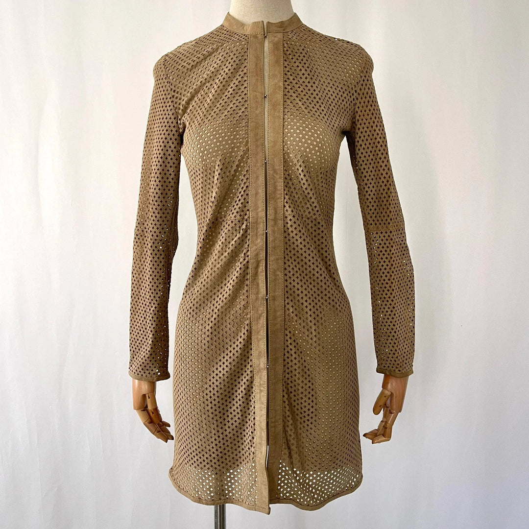 HEMISPHERE - HEMISPHERE Leather Dress - AVVIIVVA.COM