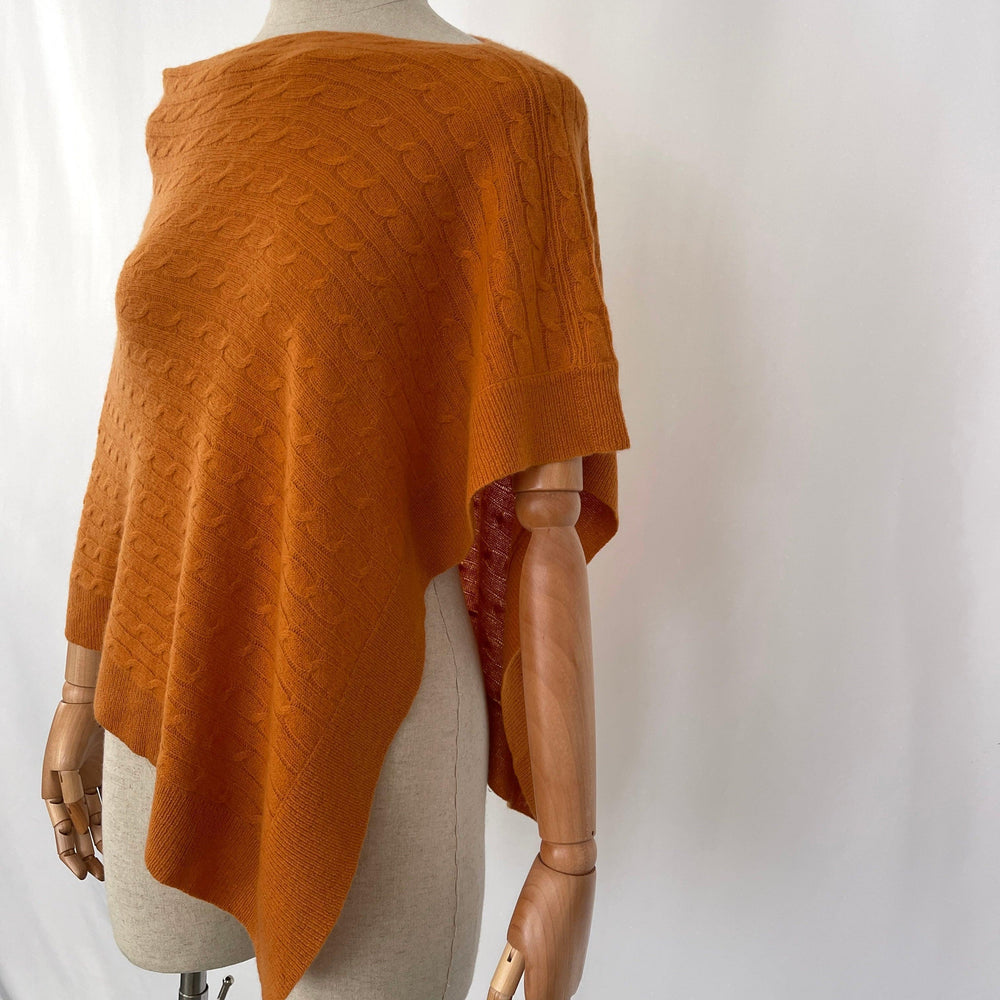 HEMISPHERE - HEMISPHERE New Cashmere Poncho - AVVIIVVA.COM