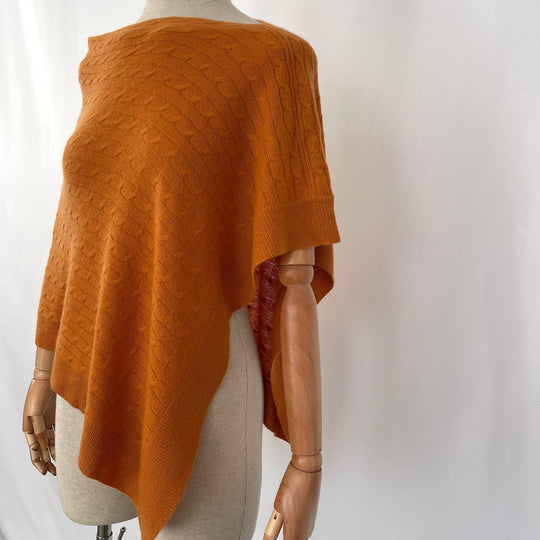 HEMISPHERE - HEMISPHERE New Cashmere Poncho - AVVIIVVA.COM