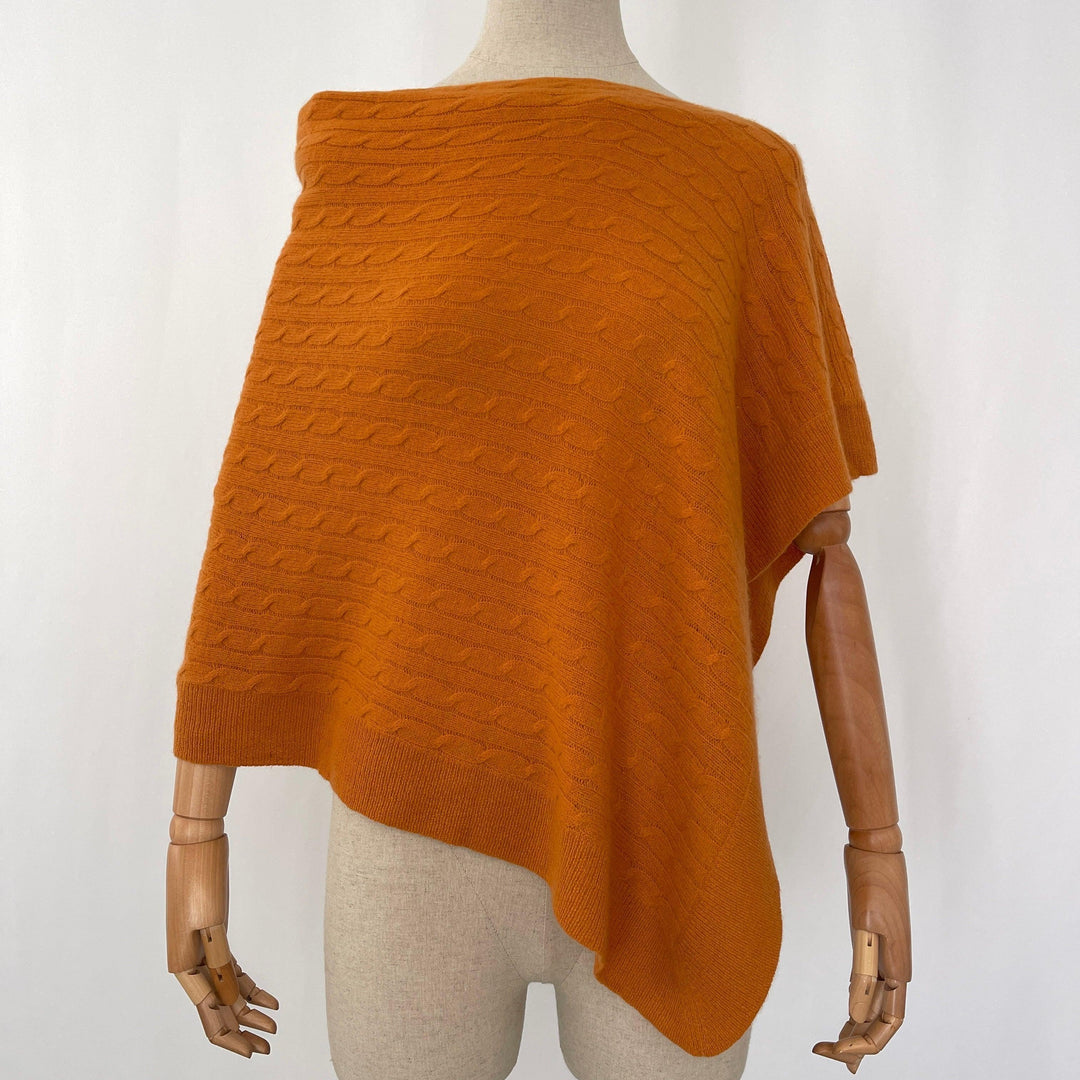 HEMISPHERE - HEMISPHERE New Cashmere Poncho - AVVIIVVA.COM