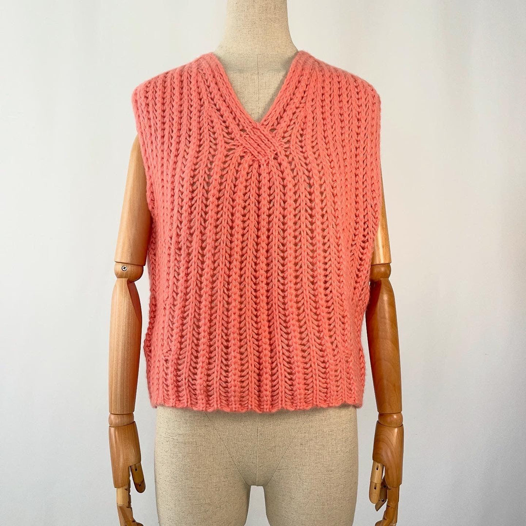 HEMISPHERE - HEMISPHERE New Cashmere/Silk Vest - AVVIIVVA.COM