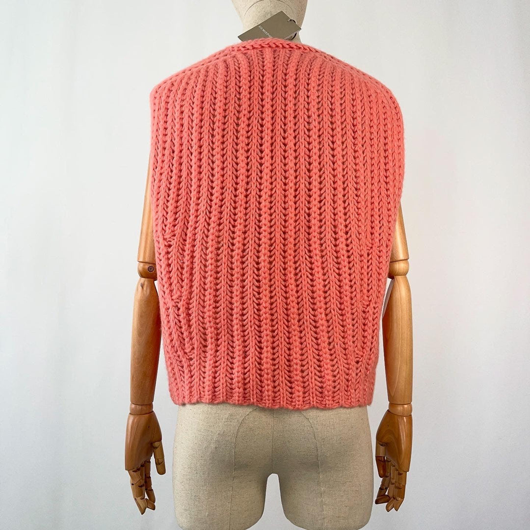 HEMISPHERE - HEMISPHERE New Cashmere/Silk Vest - AVVIIVVA.COM