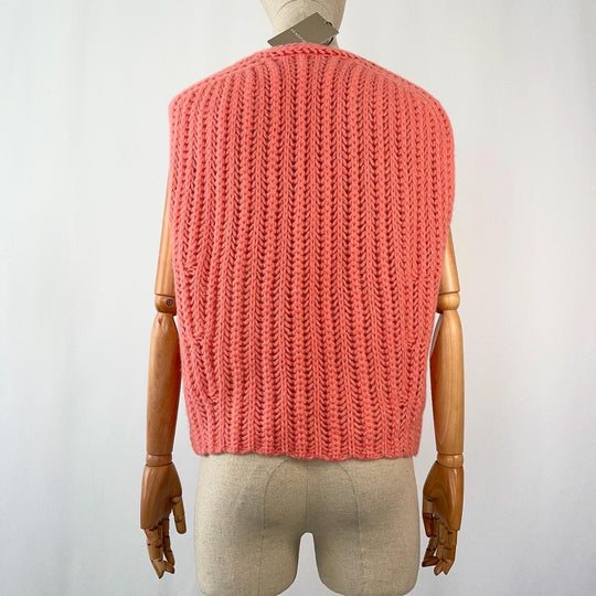 HEMISPHERE - HEMISPHERE New Cashmere/Silk Vest - AVVIIVVA.COM
