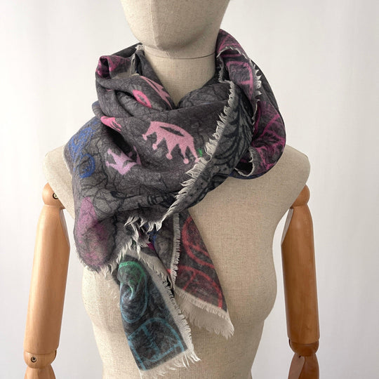 HENRY CHRIST - HENRY CHRIST New Cashmere Scarf - AVVIIVVA.COM