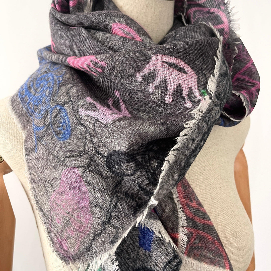 HENRY CHRIST - HENRY CHRIST New Cashmere Scarf - AVVIIVVA.COM