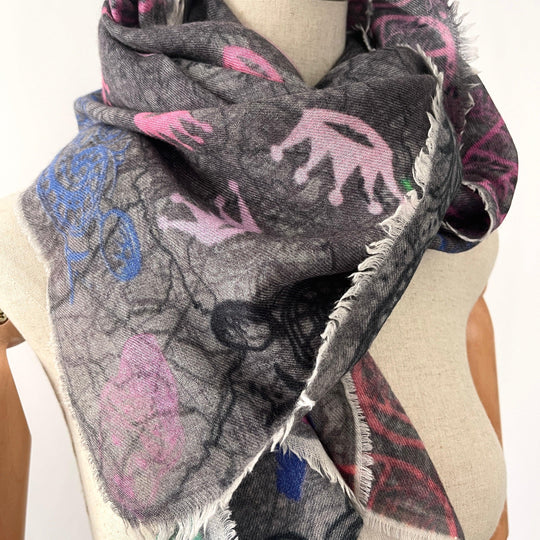 HENRY CHRIST - HENRY CHRIST New Cashmere Scarf - AVVIIVVA.COM