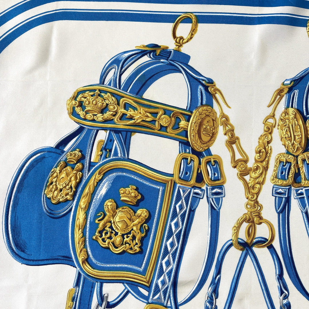 HERMES - HERMÈS Brides De Gala Vintage Care Scarf - AVVIIVVA.COM
