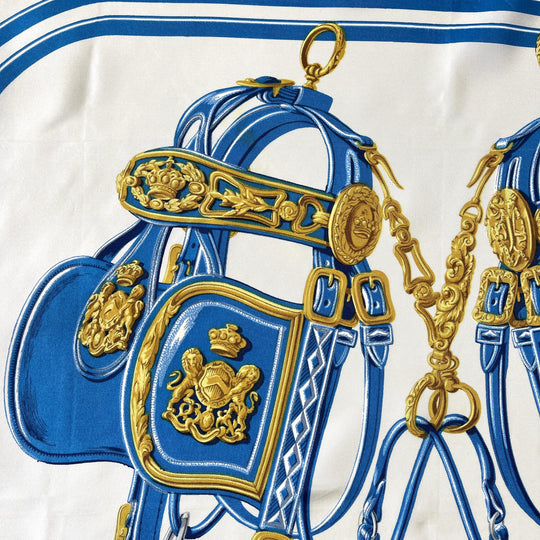 HERMES - HERMÈS Brides De Gala Vintage Care Scarf - AVVIIVVA.COM