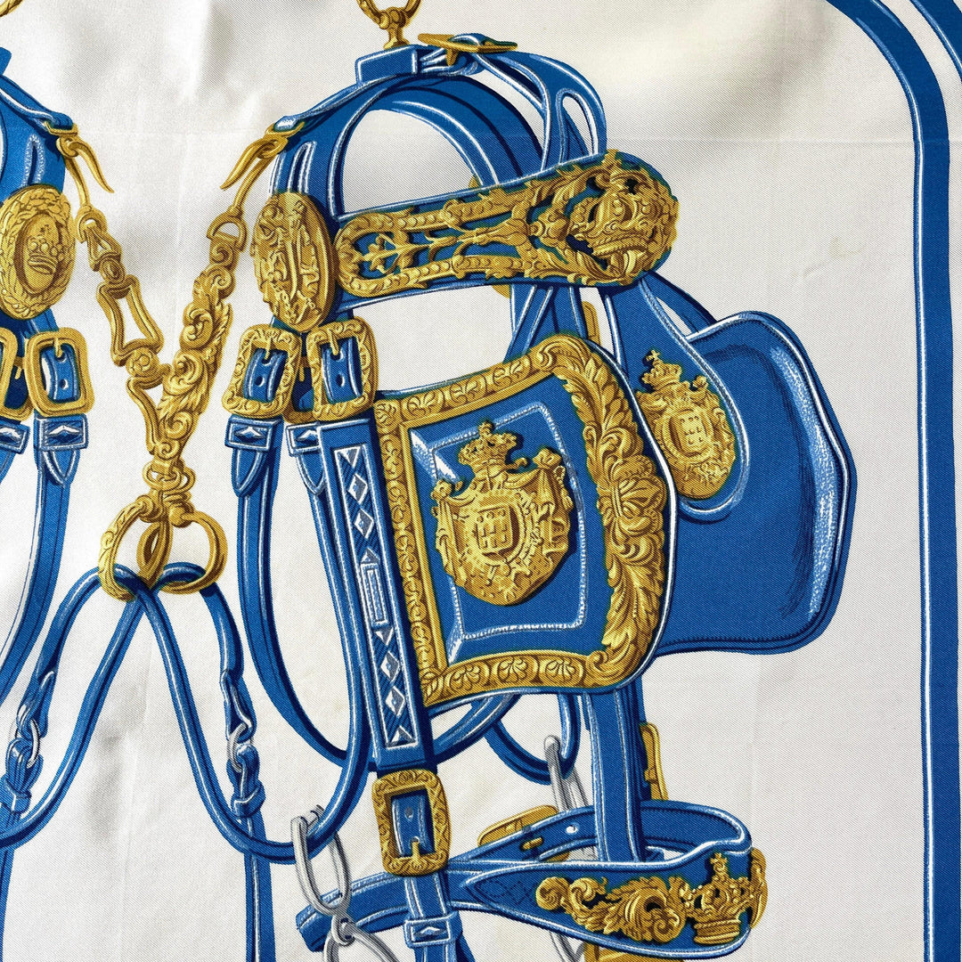 HERMES - HERMÈS Brides De Gala Vintage Care Scarf - AVVIIVVA.COM