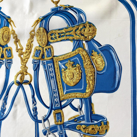 HERMES - HERMÈS Brides De Gala Vintage Care Scarf - AVVIIVVA.COM