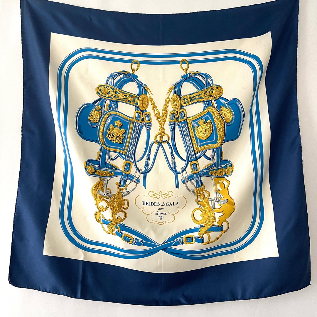 HERMES - HERMÈS Brides De Gala Vintage Care Scarf - AVVIIVVA.COM
