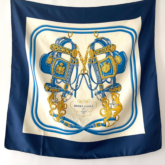 HERMES - HERMÈS Brides De Gala Vintage Care Scarf - AVVIIVVA.COM