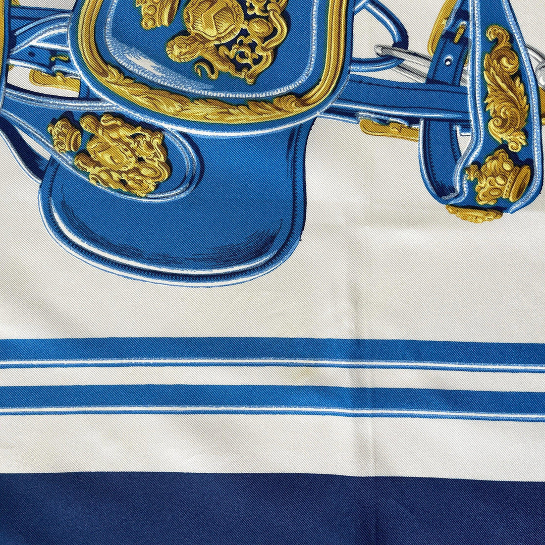 HERMES - HERMÈS Brides De Gala Vintage Care Scarf - AVVIIVVA.COM