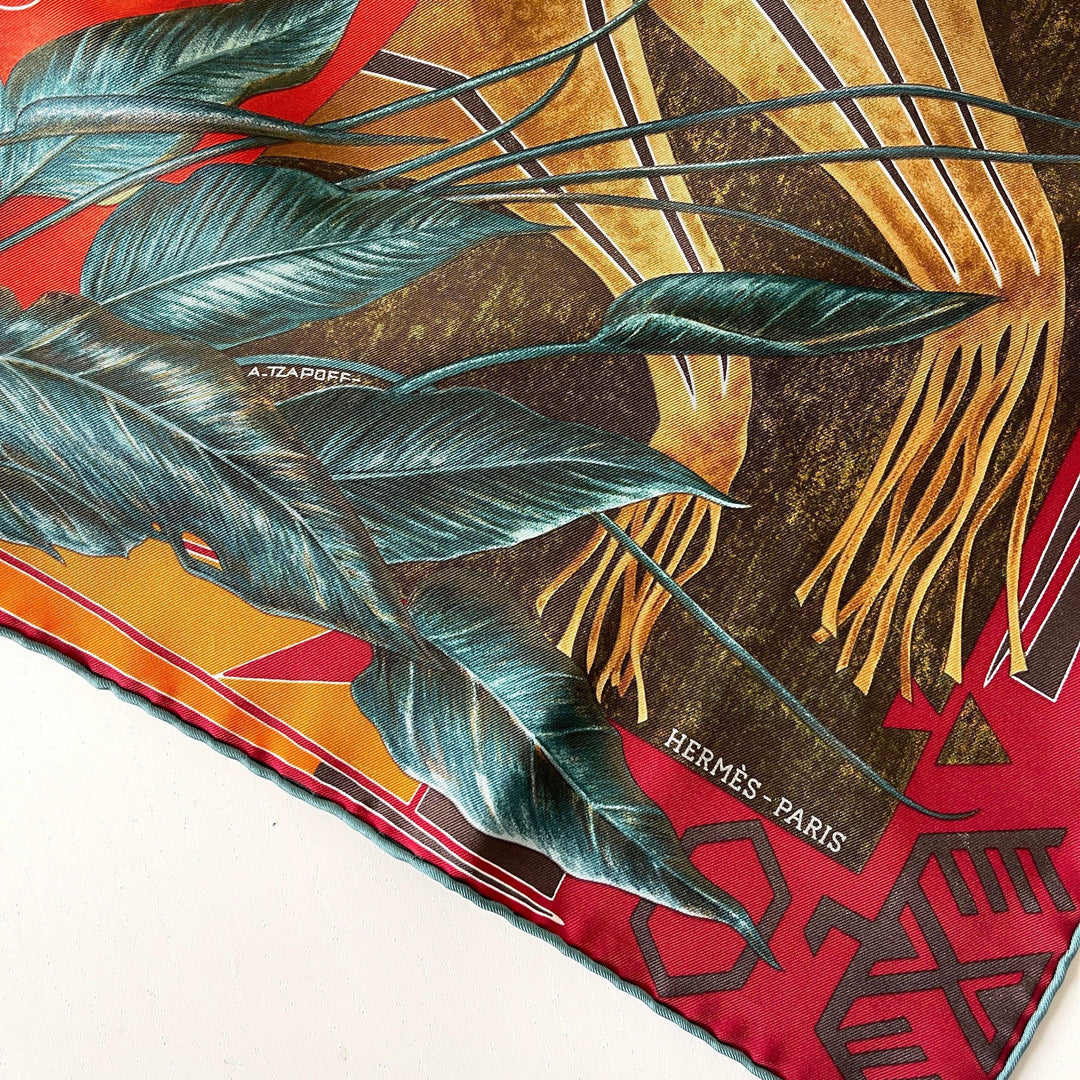 HERMES - HERMES WA'KO NI New Silk Scarf - AVVIIVVA.COM