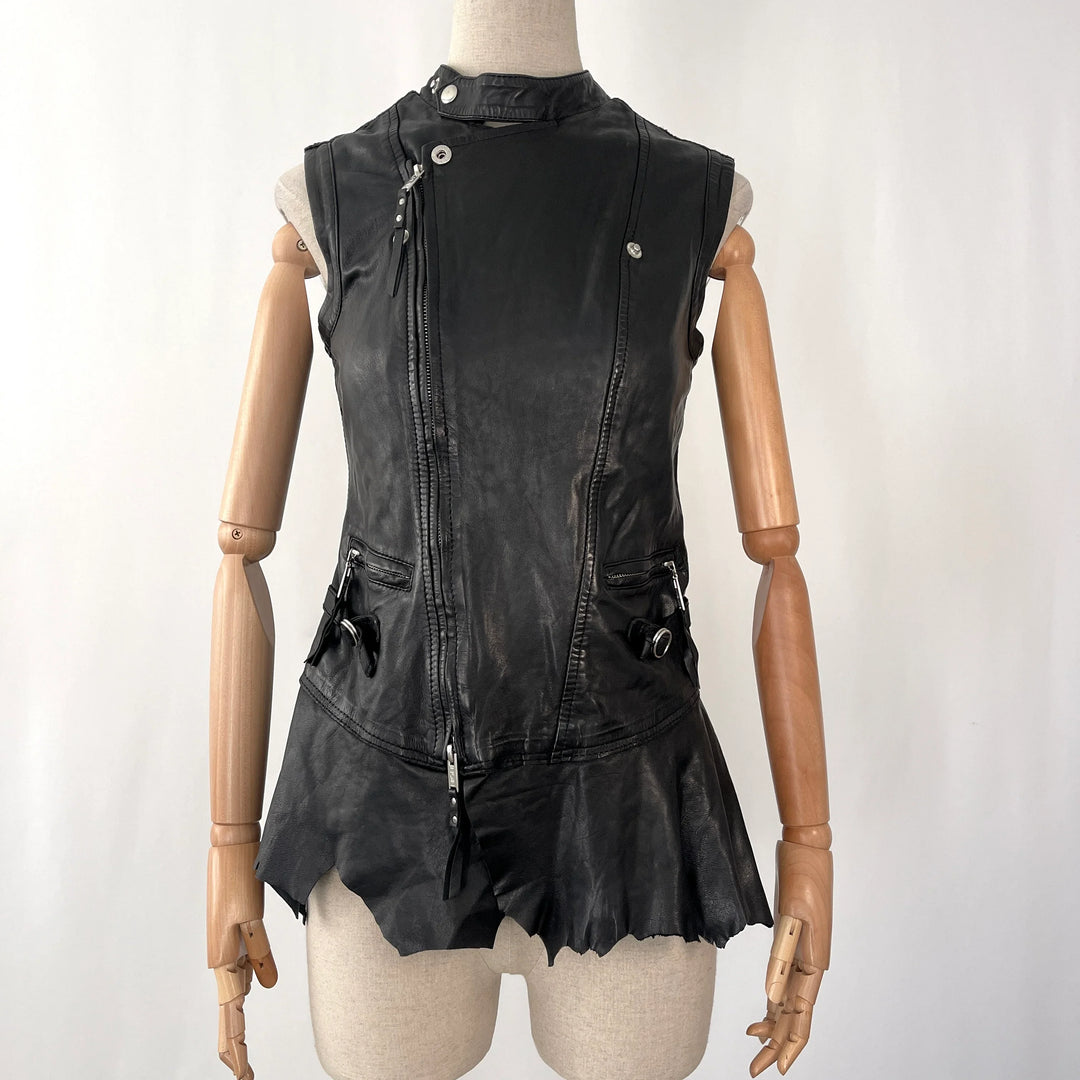 HIGH Every Day Couture - HIGH Every Day Couture Leather Vest - AVVIIVVA.COM