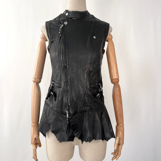 HIGH Every Day Couture - HIGH Every Day Couture Leather Vest - AVVIIVVA.COM