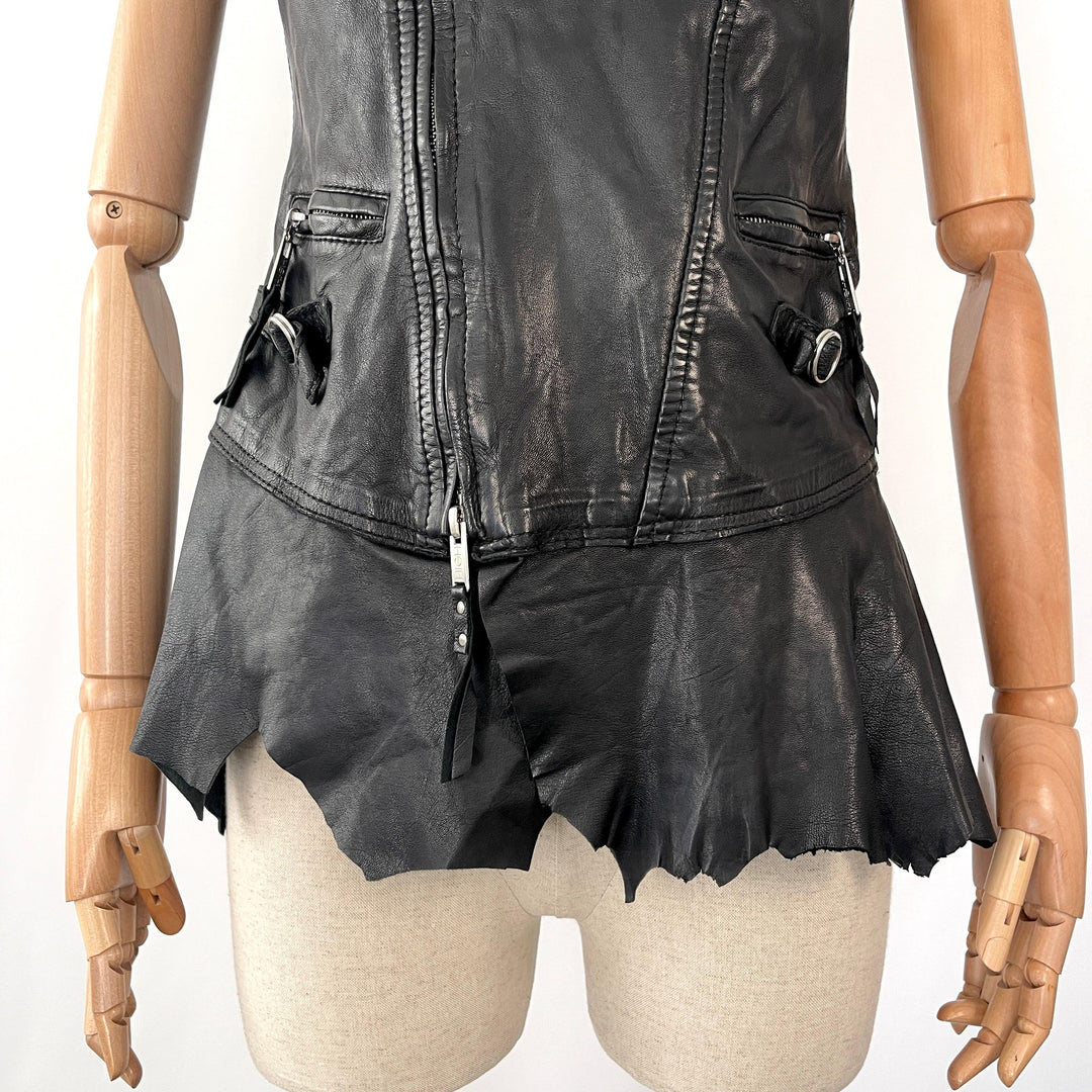 HIGH Every Day Couture - HIGH Every Day Couture Leather Vest - AVVIIVVA.COM