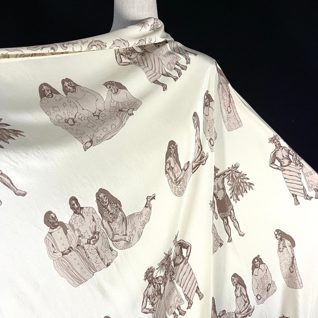 I BLUES - I BLUES Big Silk Scarf - AVVIIVVA.COM