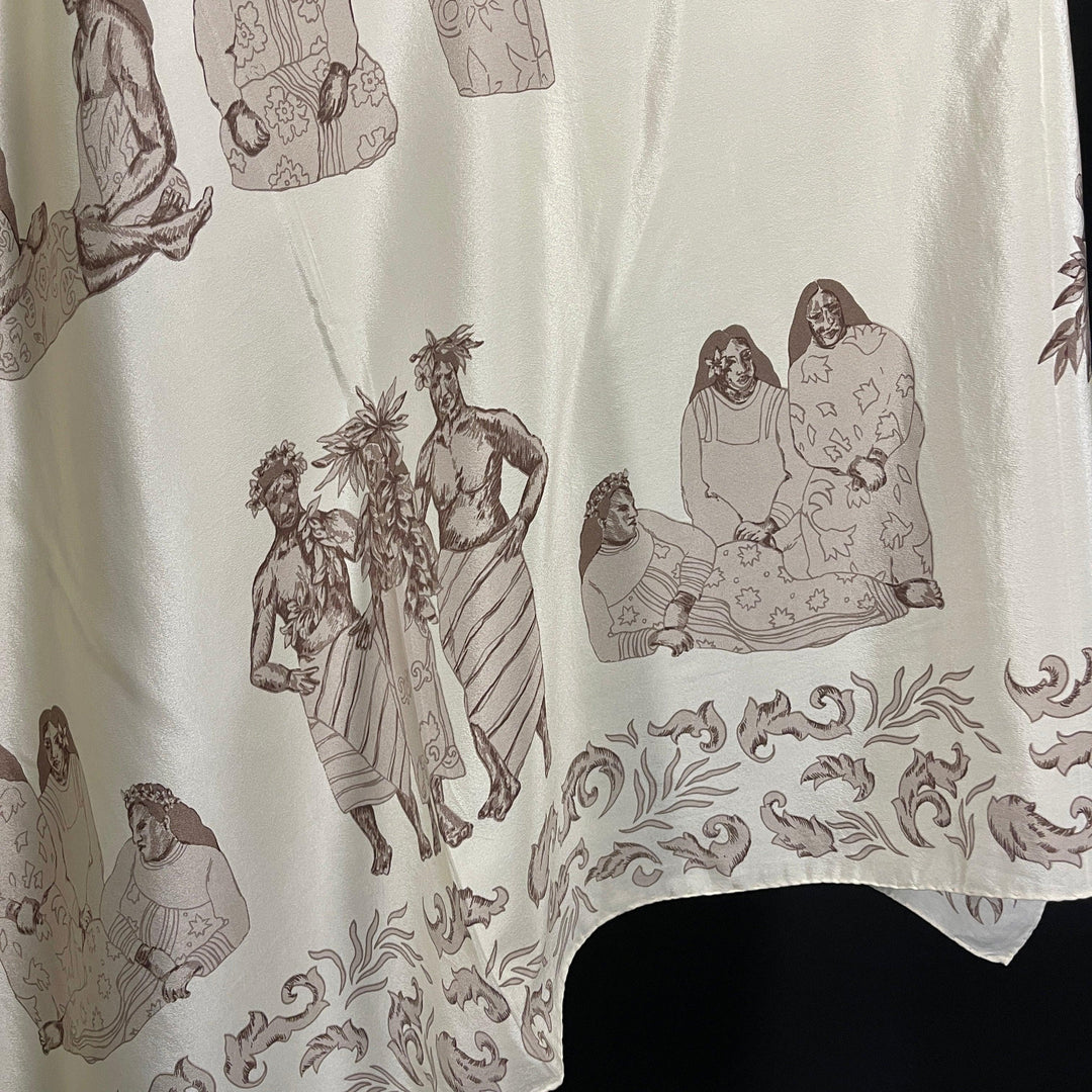 I BLUES - I BLUES Big Silk Scarf - AVVIIVVA.COM