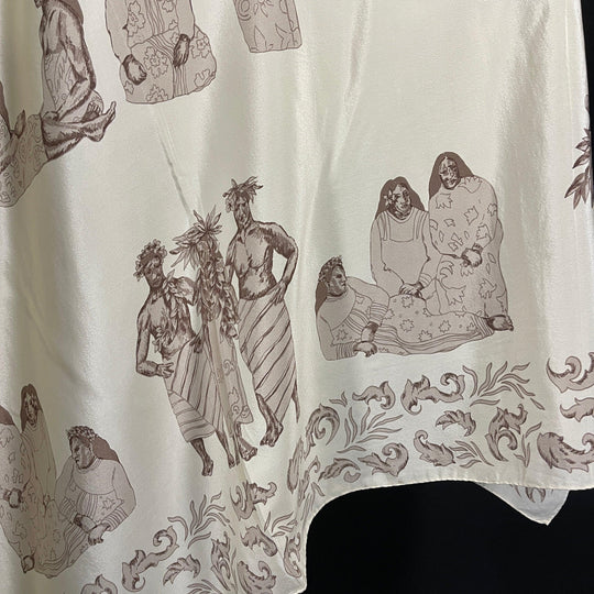 I BLUES - I BLUES Big Silk Scarf - AVVIIVVA.COM