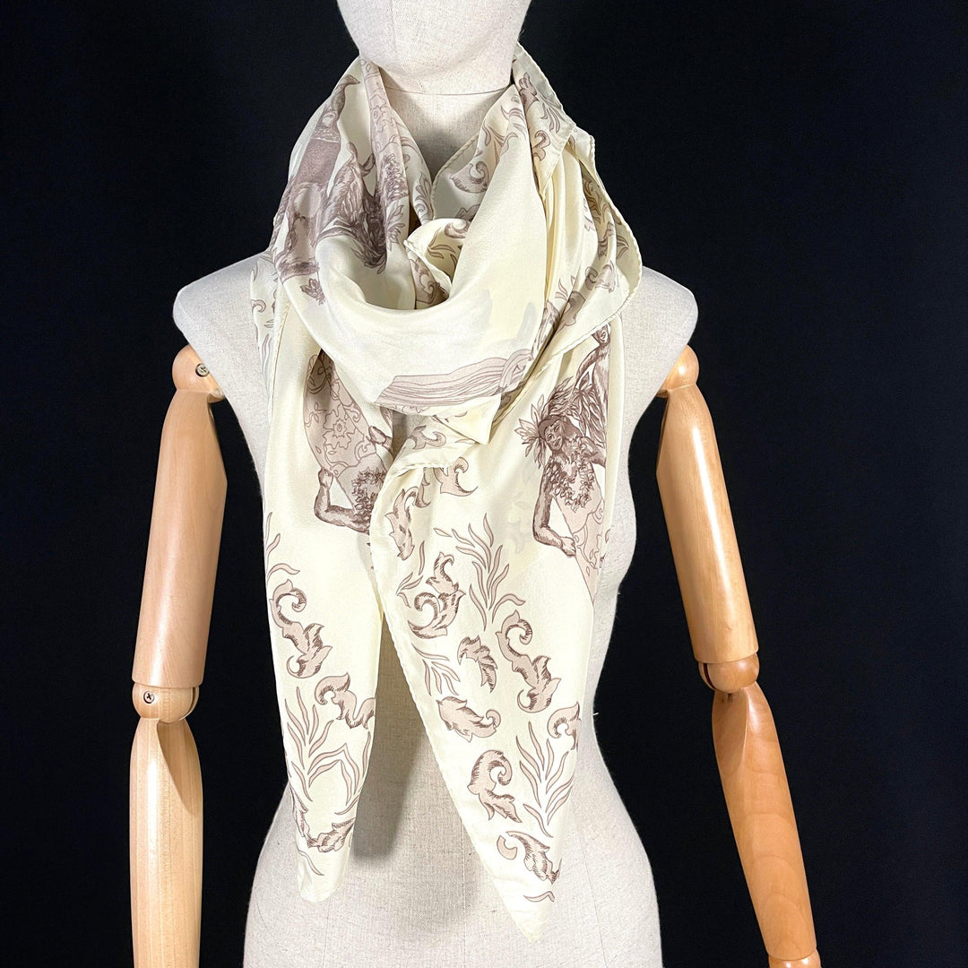 I BLUES - I BLUES Big Silk Scarf - AVVIIVVA.COM