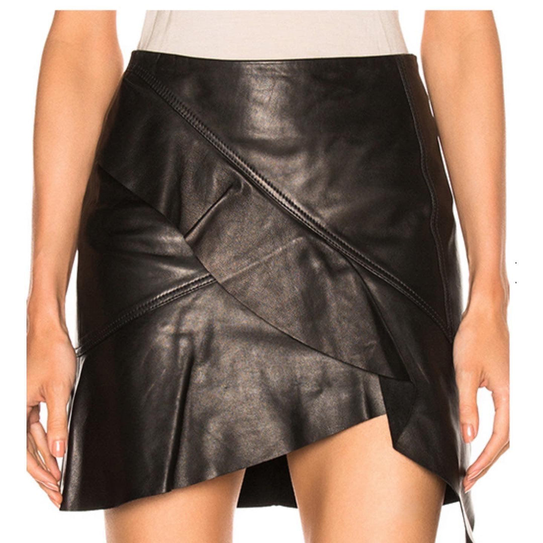 IRO - IRO Leather Skirt - AVVIIVVA.COM