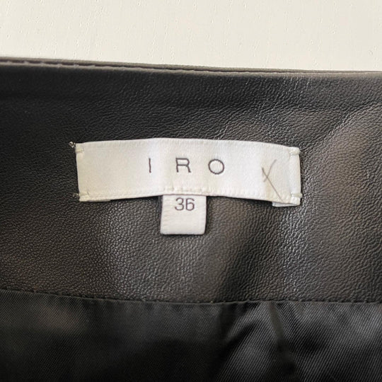IRO - IRO Leather Skirt - AVVIIVVA.COM