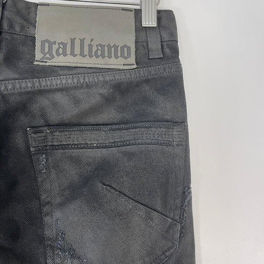 JOHN GALLIANO - JOHN GALLIANO Black Jeans - AVVIIVVA.COM