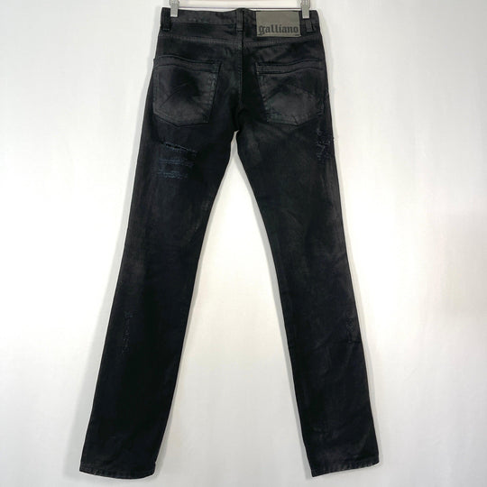 JOHN GALLIANO - JOHN GALLIANO Black Jeans - AVVIIVVA.COM